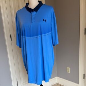 Under Armour Men's Vibrant Blue ISO-Chill Polo XXL